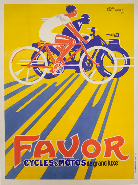Favor Cycles Et Motos 1927 Anonymous Arte Contemporanea Vintage Cucina 3 Rettangolo Lieve 3vi2436 Alfieriarte