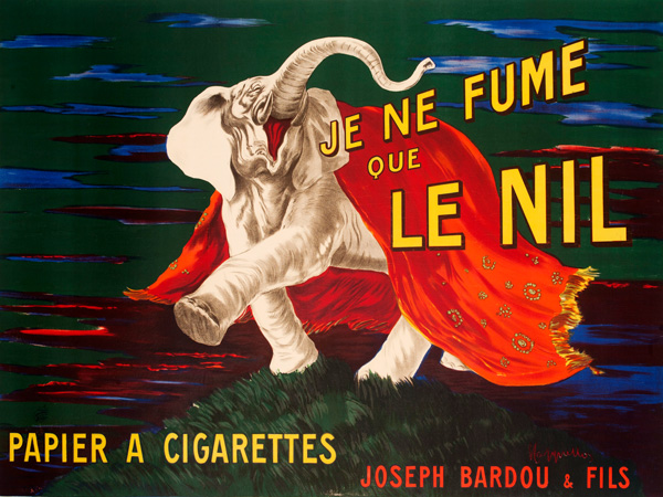 Je Ne Fume Que Le Nil 1912 Leonetto Cappiello Arte Contemporanea Vintage Cucina 3 Rettangolo Lieve 3vi1939 Alfieriarte
