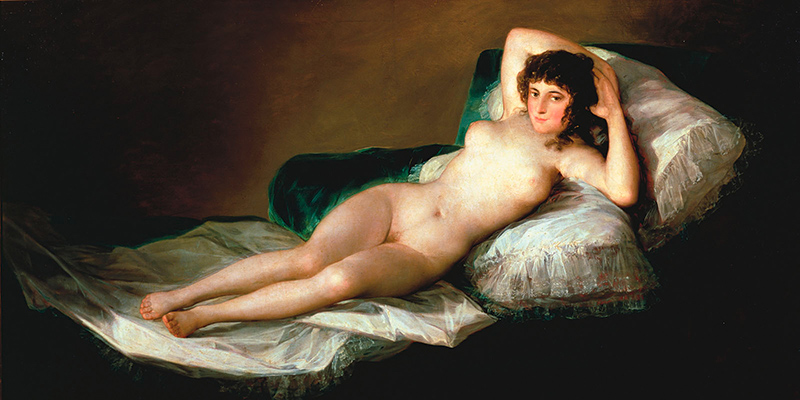 La Maja Desnuda Francisco Goya Museo Arte Moderna 2 Rettangolo Classico 2fg617 Alfieriarte