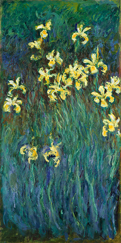 Les Iris Jaunes Claude Monet Museo Monet 2 Rettangolo Classico 2cm1523 Alfieriarte