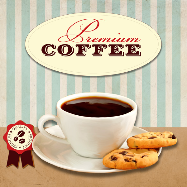 Premium Coffee Skip Teller 1 Formato Quadrato Arte Contemporanea Vintage Cucina 1cu2453 Alfieriarte