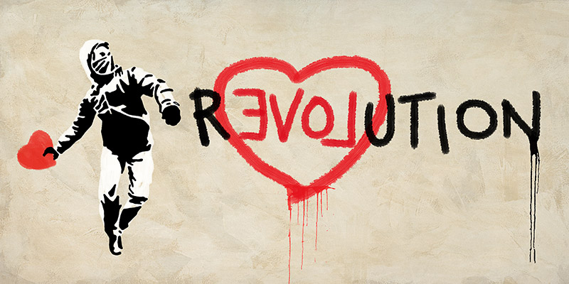 Revolution Masterfunk Collective Arte Contemporanea Modern Pop E Street Art 2 Rettangolo Classico 2mf2794 Alfieriarte Alfieriarte
