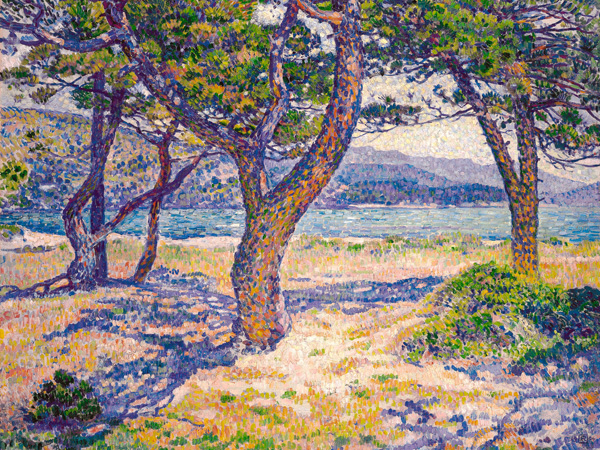 The Mediterranean At Le Lavandou Theo Van Rysselberghe Museo Paesaggi E Marine 3 Rettangolo Lieve 3aa1553 Alfieriarte