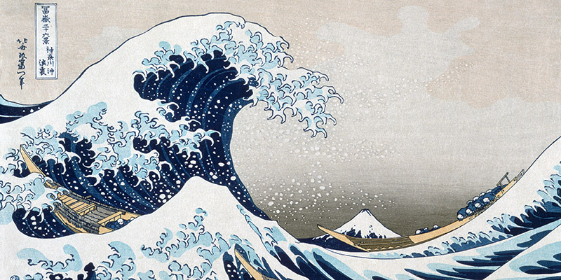 The Wave Off Kanagawa Detail Katsushika Hokusai Museo Arte Asiatica 2 Rettangolo Classico 2hk133 Alfieriarte Alfieriarte