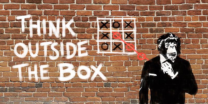 Think Outside Of The Box Masterfunk Collective Arte Contemporanea Modern Pop E Street Art 2 Rettangolo Classico 2mf2796 Alfieriarte Alfieriarte