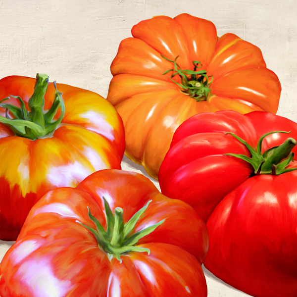 Tomatoes Remo Barbieri 1 Formato Quadrato Arte Contemporanea Vintage Cucina 1rm2641 Alfieriarte