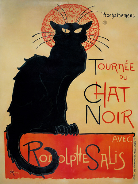Tournee Du Chat Noir Theophile Alexandre Steinlen Arte Contemporanea Vintage Cucina 3 Rettangolo Lieve 3vi1812 Alfieriarte Alfieriarte