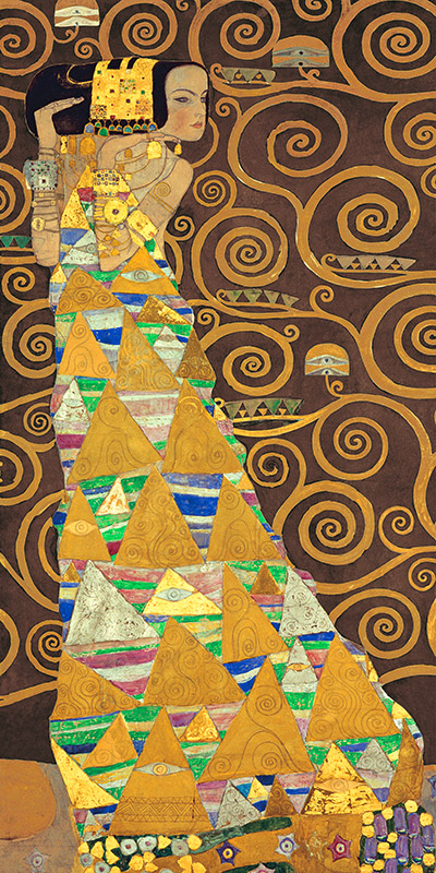 Tree Of Life Brown Variation I Gustav Klimt Museo Klimt 2 Rettangolo Classico 2gk1835 Alfieriarte Alfieriarte