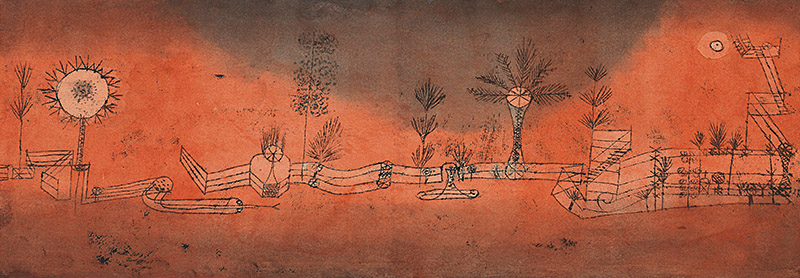 Tropical Gardening Paul Klee Museo Klee 4 Rettangolo Allungato 4pk2662 Alfieriarte