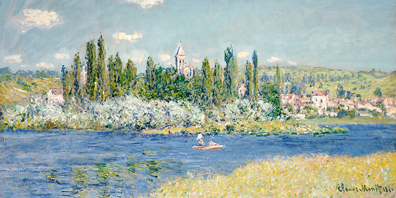Vetheuil Claude Monet Museo Monet 2 Rettangolo Classico 2cm1534 Alfieriarte Alfieriarte