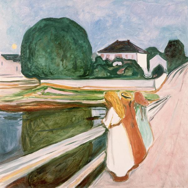 White Night Edvard Munch 1 Formato Quadrato Museo Arte Moderna 1eu1956 Alfieriarte