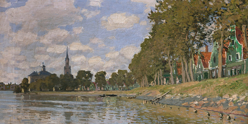 Zaandam Holland Detail Claude Monet Museo Monet 2 Rettangolo Classico 2cm543 Alfieriarte